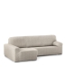 Hoes voor chaise longue met korte armleuning links Eysa ROC Wit 180 x 120 x 360 cm