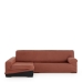 Hoes voor chaise longue met korte armleuning links Eysa ULISES Bruin 170 x 110 x 310 cm