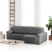 Capa para chaise longue de braço curto direito Eysa ROC Cinzento escuro 180 x 120 x 360 cm