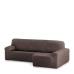 Hoes voor chaise longue met korte armleuning rechts Eysa ROC Bruin 180 x 120 x 360 cm