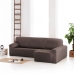 Hoes voor chaise longue met korte armleuning rechts Eysa ROC Bruin 180 x 120 x 360 cm