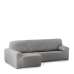 Funda para chaise longue de brazo corto izquierdo Eysa ROC Gris claro 180 x 120 x 360 cm