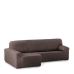 Capa para chaise longue de braço curto esquerdo Eysa ROC Castanho 180 x 120 x 360 cm