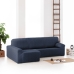 Hoes voor chaise longue met korte armleuning links Eysa ROC Blauw 180 x 120 x 360 cm