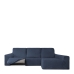 Hoes voor chaise longue met lange armleuning rechts Eysa ROC Blauw 180 x 120 x 360 cm