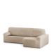 Abdeckung für Chaiselongue mit kurzem Arm rechts Eysa ROC Beige 180 x 120 x 360 cm