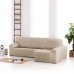 Hoes voor chaise longue met korte armleuning rechts Eysa ROC Beige 180 x 120 x 360 cm