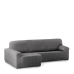 Funda para chaise longue de brazo corto izquierdo Eysa ROC Gris oscuro 180 x 120 x 360 cm