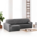 Funda para chaise longue de brazo corto izquierdo Eysa ROC Gris oscuro 180 x 120 x 360 cm