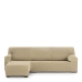 Hoes voor chaise longue met korte armleuning links Eysa THOR Beige 110 x 110 x 310 cm