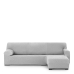 Right short arm chaise longue cover Eysa THOR Grey 110 x 110 x 310 cm