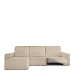 Funda para chaise longue de brazo corto izquierdo Eysa ROC Beige 120 x 120 x 360 cm