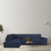 Hoes voor chaise longue met lange armleuning links Eysa ROC Blauw 110 x 120 x 500 cm