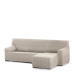 Housse pour chaise longue accoudoir court droit Eysa ROC Blanc 120 x 120 x 360 cm