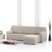 Housse pour chaise longue accoudoir court droit Eysa ROC Blanc 120 x 120 x 360 cm