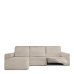 Funda para chaise longue de brazo corto izquierdo Eysa ROC Blanco 120 x 120 x 360 cm