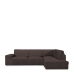 Right long arm chaise longue cover Eysa ROC Brown 110 x 120 x 500 cm