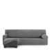 Housse pour chaise longue accoudoir long gauche Eysa THOR Gris foncé 110 x 110 x 310 cm