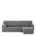 Hoes voor chaise longue met korte armleuning rechts Eysa THOR Donker grijs 110 x 110 x 310 cm