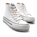 Scarpe Sportive da Donna Mustang Bigger-X Canvas Bianco