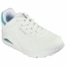 Sportschoenen voor Dames Skechers Uno - Pop Wit