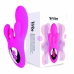 G-pistevibraattori FeelzToys Clitoral & Labia Stimulation Pinkki