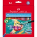 crayons de couleurs pour aquarelle Faber-Castell 114425 Multicouleur 24 Pièces