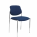 Reception Chair Villalgordo P&C BALI200 Imitation leather Navy Blue