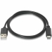 USB A til USB-C-kabel Aisens A107-0050 Sort 50 cm (1 enheder)