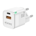 Wall Charger Aisens ASCH-30W2P004-W White 30 W (1 Unit)