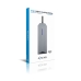 Hub USB Aisens ASUC-9P001-GR Gris 100 W (1 unidad)