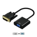 Adapter DVI-D naar VGA Aisens A147-0352 Zwart 10 cm