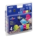 Originele inkt cartridge Brother LC-1000 Zwart/Cyaan/Magenta/Geel