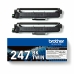 Eredeti Toner Brother TN-247BKTWIN Fekete