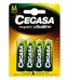 Alkalinebatterier Cegasa B.LR6 AA 1,5V (4 uds)