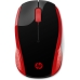 Souris sans-fil HP 2HU82AA#ABB Noir/Rouge