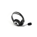 Auriculares com microfone CoolBox coolCHAT 3.5 Preto