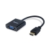 Adapter HDMI na SVGA z Audio Equip 11903607 Czarny