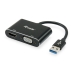 Adaptateur USB vers VGA Equip 133386 Noir