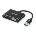 Adapter USB na VGA Equip 133386 Czarny