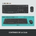 Clavier et souris sans fil Logitech MK295 Noir Espagnol Qwerty QWERTY