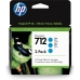 Cartucho de Tinta Original HP HP 712 Cian