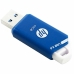 Memoria USB HP HPFD755W-64 Azul 64 GB