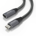 Cablu USB-C Aisens A107-0761 Gri Multicolor 1,5 m (1 Unități)