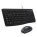 Клавиатура с мишка Logitech MK120 Черен Испанска Qwerty