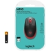 Wireless Mouse Logitech M190 Red Black/Red