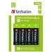 Pilhas Recarregáveis Verbatim 49517 2500 mAh 1,2 V