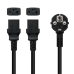 Power Cord NANOCABLE 10.22.0100 Black 21W