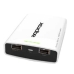 Power Bank approx! APPPB78EVW 7800 mAh 2 x USB Micro USB 5 V 1-2 A Branco Preto/Branco