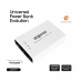 Power Bank approx! APPPB78EVW 7800 mAh 2 x USB Micro USB 5 V 1-2 A Alb Negru/Alb